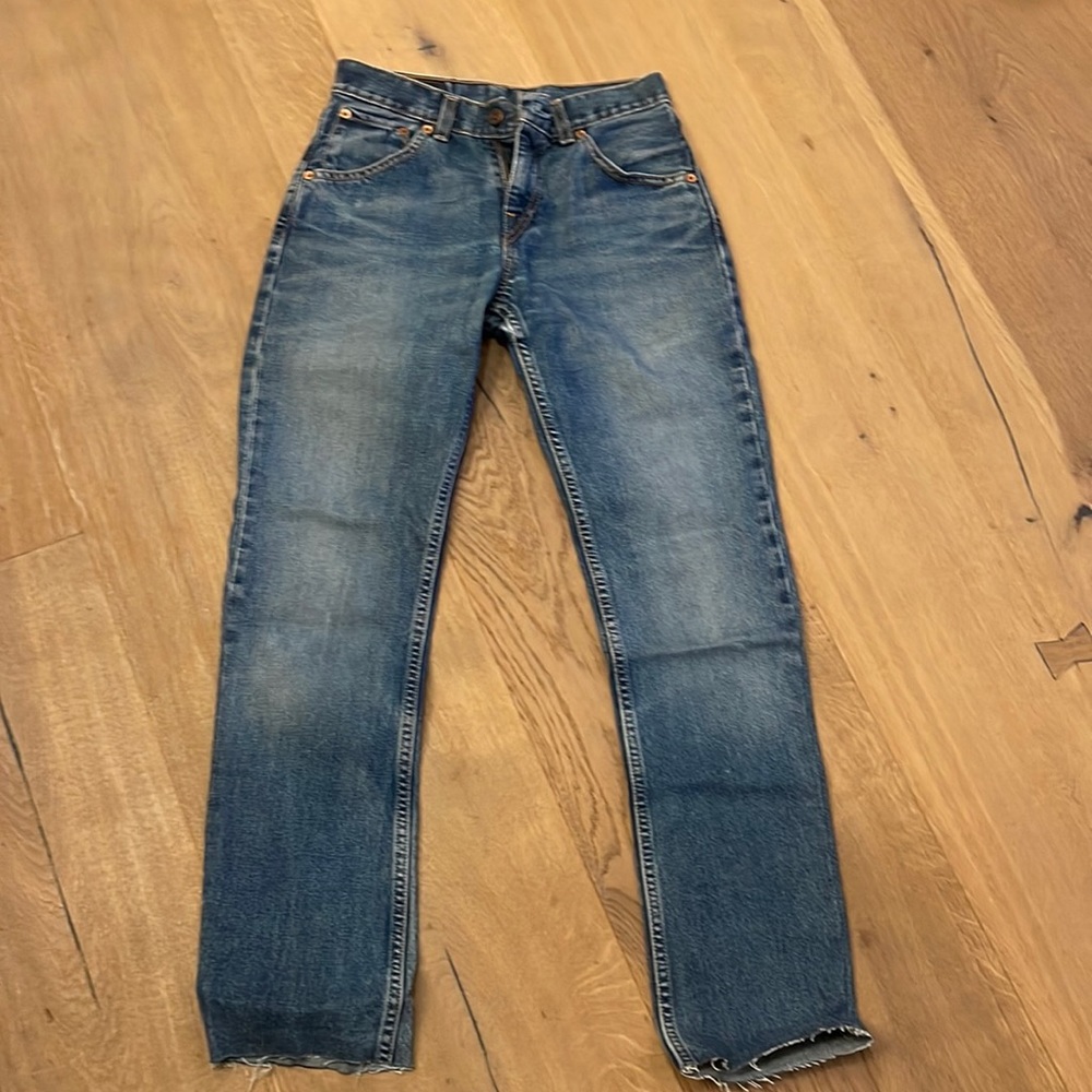 Vintage Levi’s 525 straight leg raw hem - 24